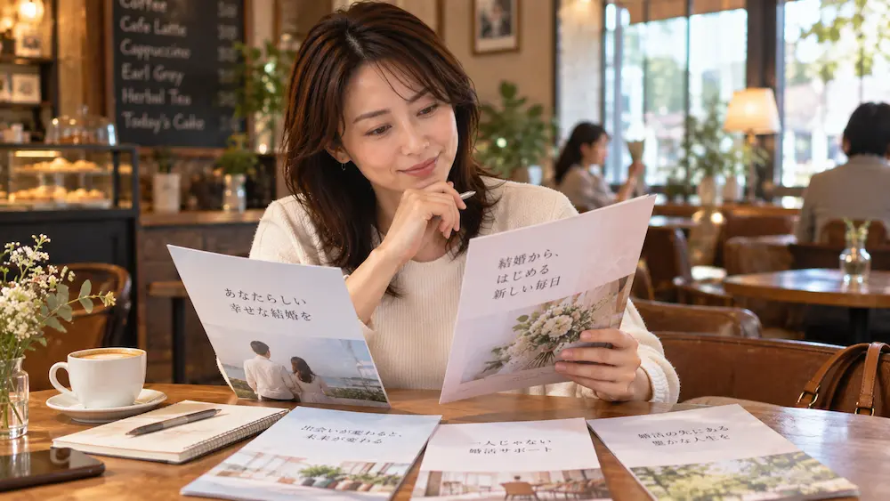 結婚相談所を比較する30代後半女性