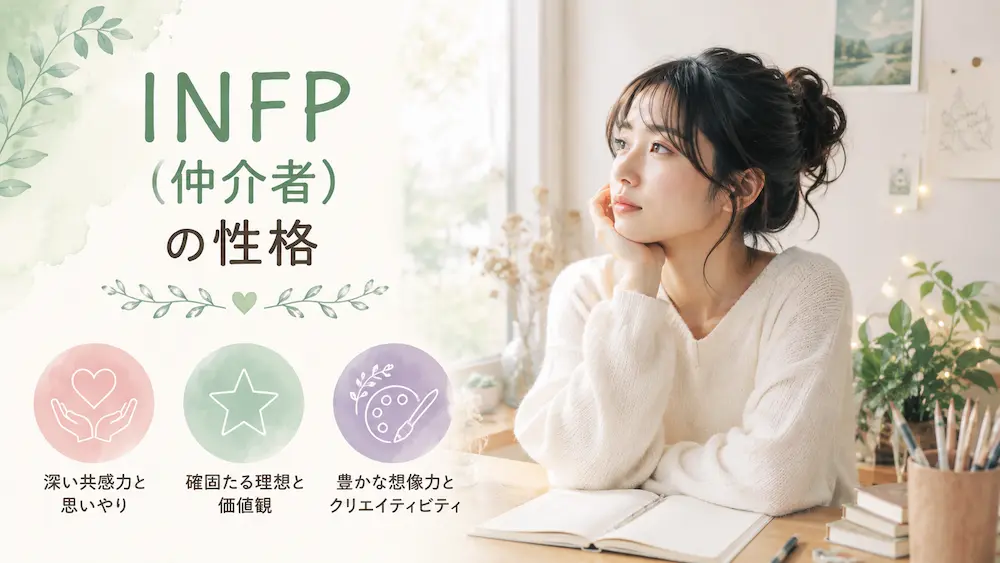 INFP(仲介者)の基本的な性格は？