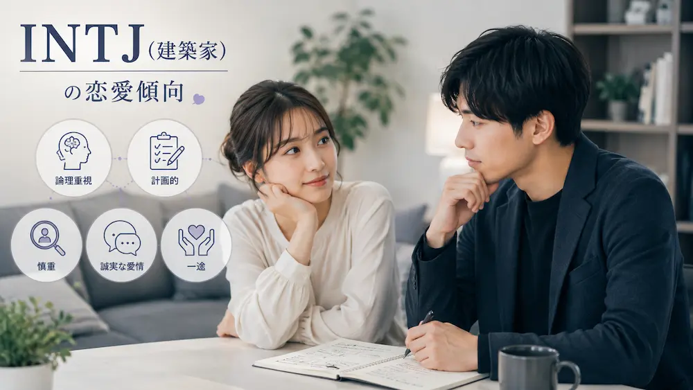 INTJ(建築家)の恋愛傾向は？