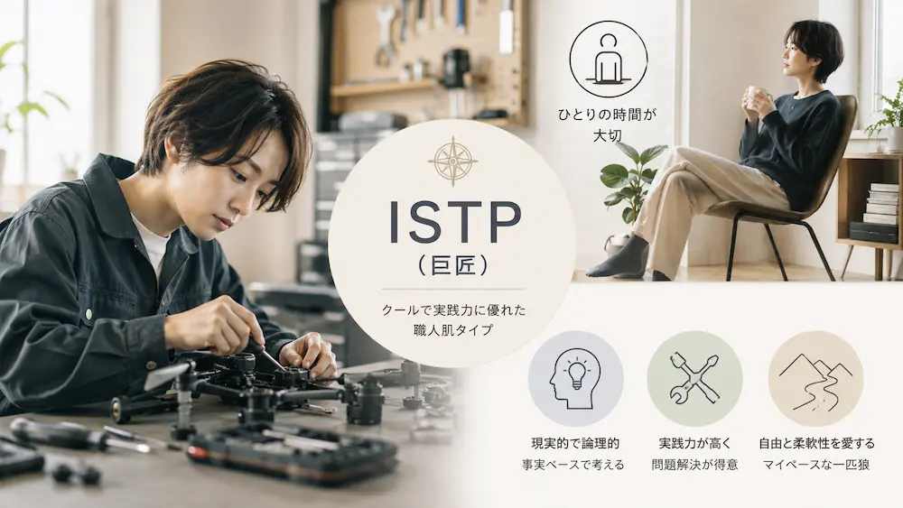 ISTP(巨匠)の基本的な性格は?