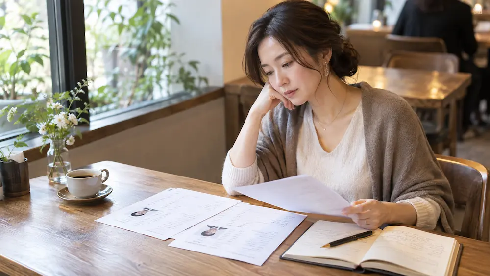 婚活で条件より相性を考える30代後半女性